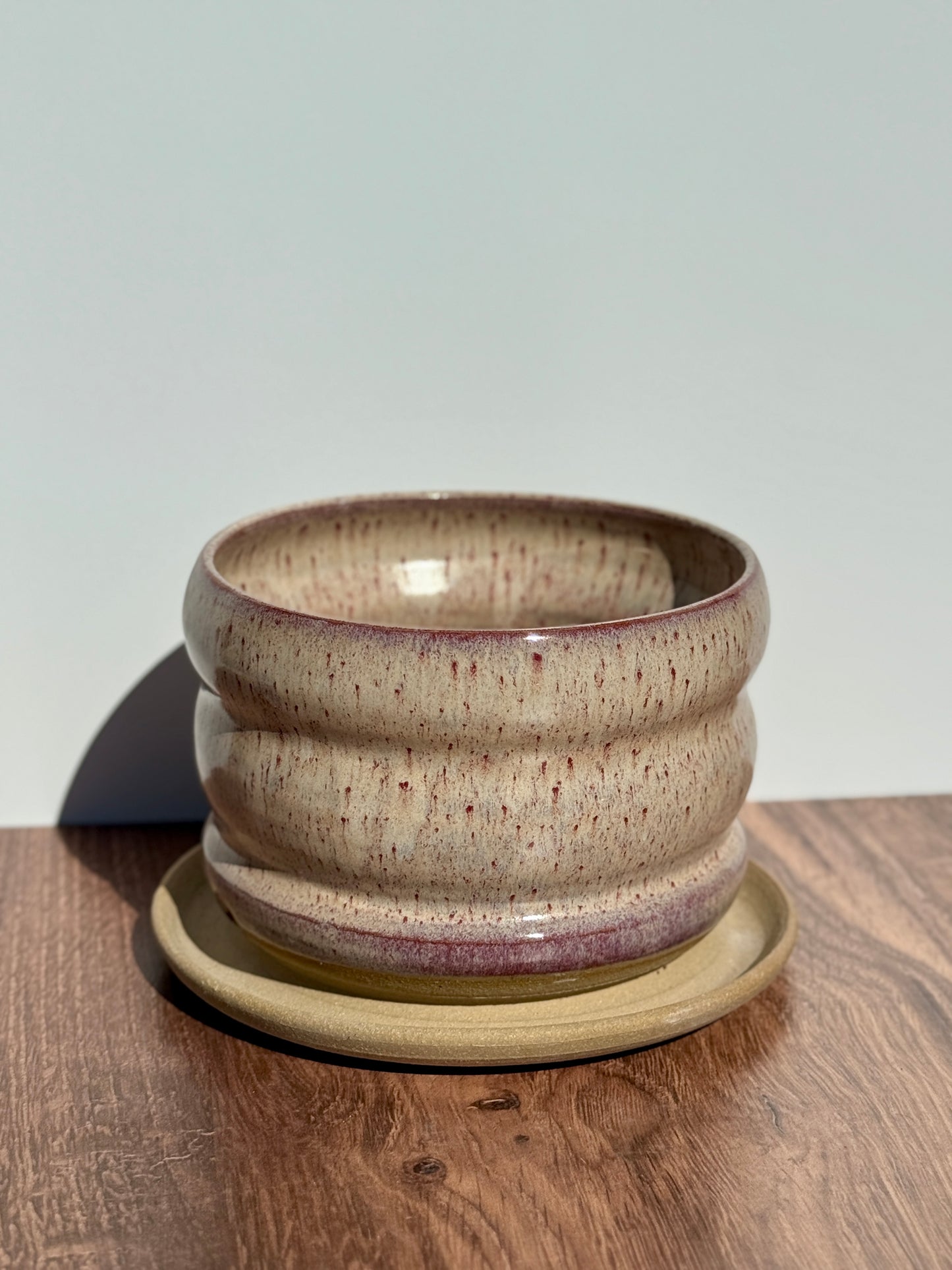 Medium Multi-Colored Red Planter