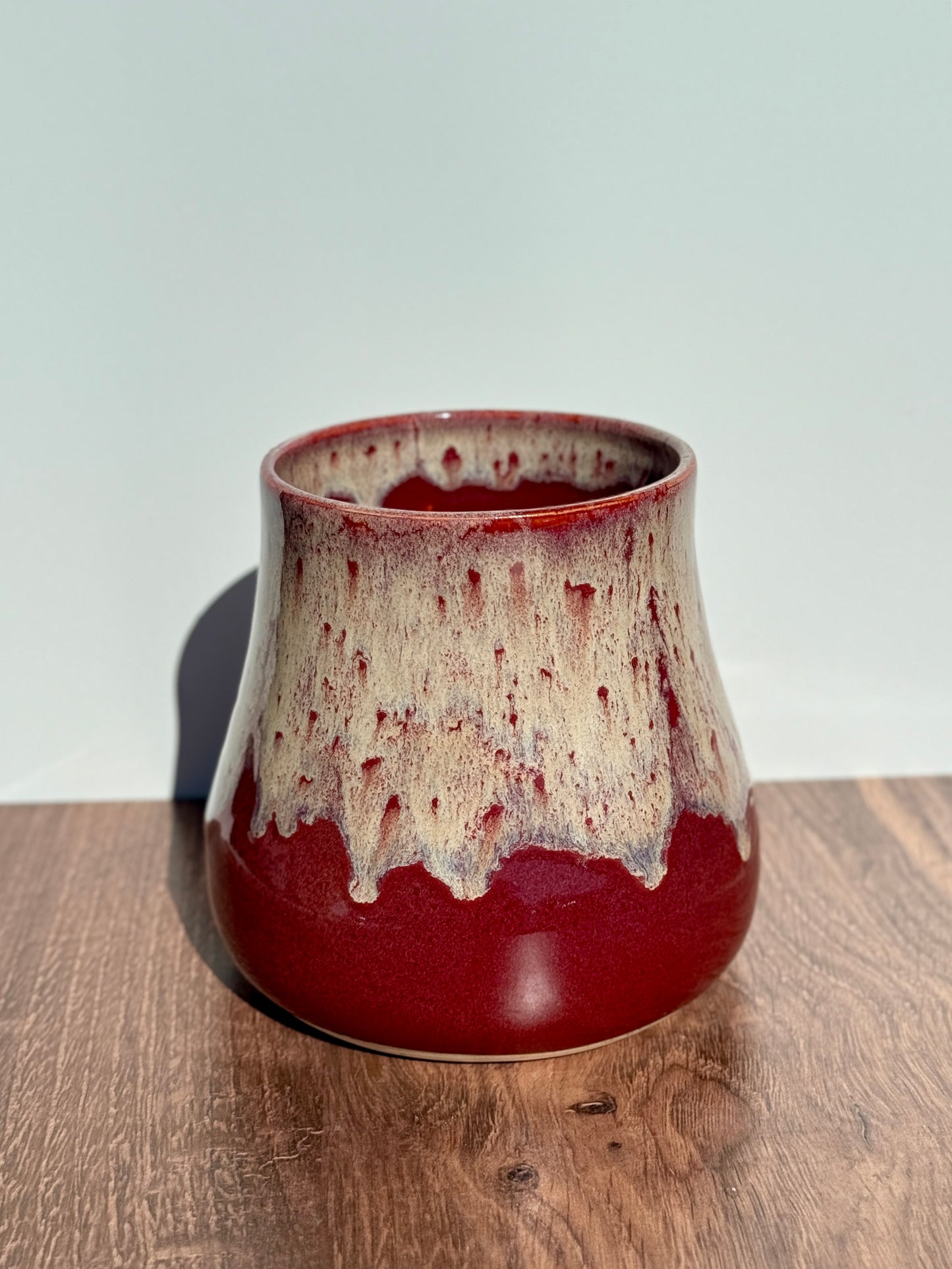 Red Vase