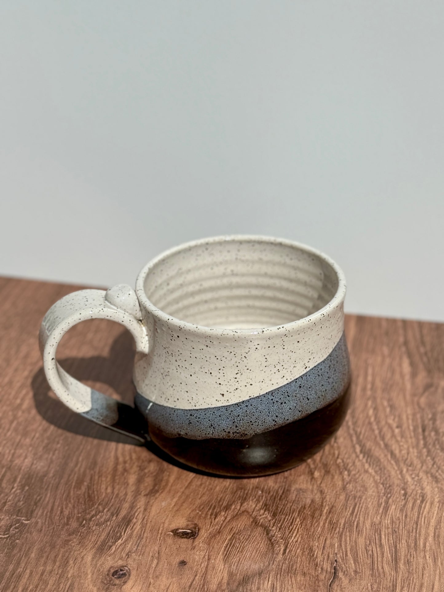 14 oz Black & White Mug