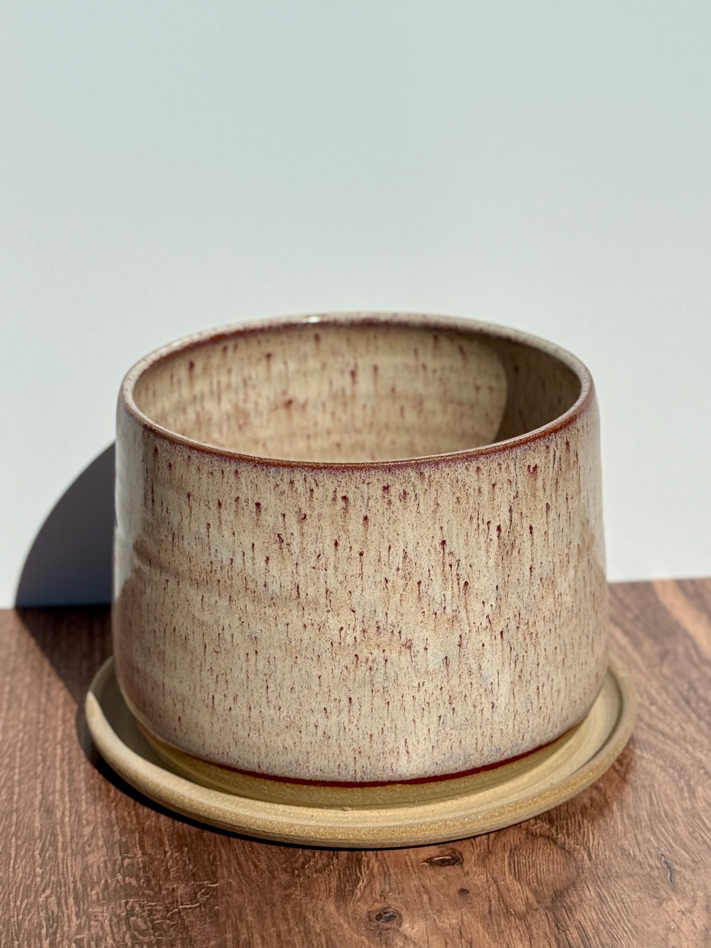 Medium Multi-Colored Red Planter